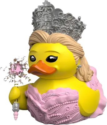 Produktbild von Wicked - "TUBBZ" Gummiente, Glinda CD1146 (Einheitsgröße) (Gelb/Pink)