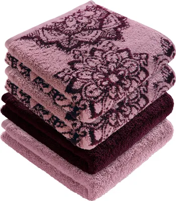 Produktbild von Erwin Müller Handtuch Bühl" 4er-Pack altrosa/beere 50x100 cm"