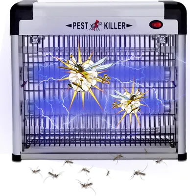 Produktbild von Peviasot 12W Elektrischer Insektenvernichter LED UV-Licht Mückenlampe Insektenfalle Insektenlampe Mückenvernichter Fliegenfalle Moskito Mückenfalle