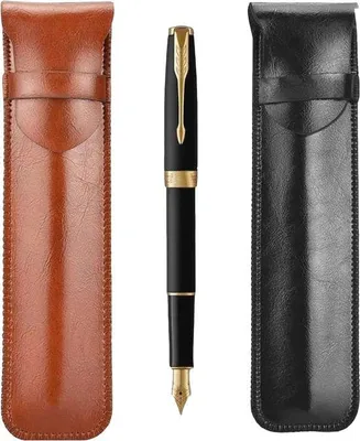 Image de Étui en cuir pour 1 à 3 stylos Vintage Protection