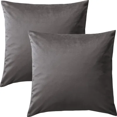Produktbild von REDBEST Kissenhülle Kingsville" im 2er-Pack grau 40x40 cm"