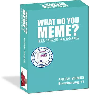 Produktbild von HUCH! WHAT DO YOU MEME, Brettspiel, Party, 18 Jahr(e), 30 min, Familienspiel