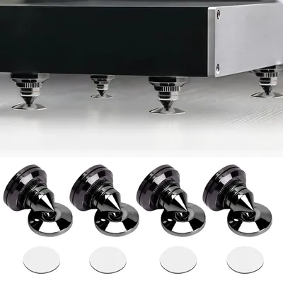 Obrázek produktu pro 4 kusy podložek pod subwoofer – Protivibrační podložky pod reproduktory s protiskluzovou podložkou