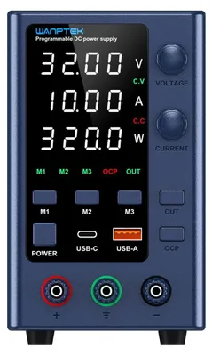 Produktbild von Labornetzgerät - Modell EPS3210 - 0–10 A einstellbarer Ausgangsstrom - 220 V Eingangsspannung - Digitalanzeige - Mehrfachschutz