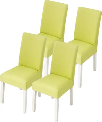 Produktbild von Stuhlhussen 4 Stück, Stuhlhusse Stretch, Elastischer Stuhlbezug Stretch Abnehmbare Waschbar Stuhlbezug Langlebig Universal