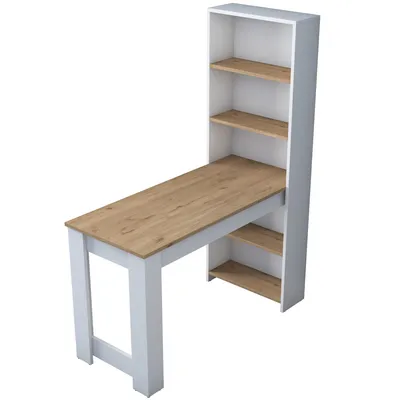 Obrázok produktu pre Skye Decor, PC stolík - Haiti 106 (Biela + Orech)