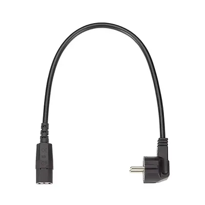 Image de BACHMANN Netzkabel Schutzkontakt Kaltgerte C13 schwarz 0,75m