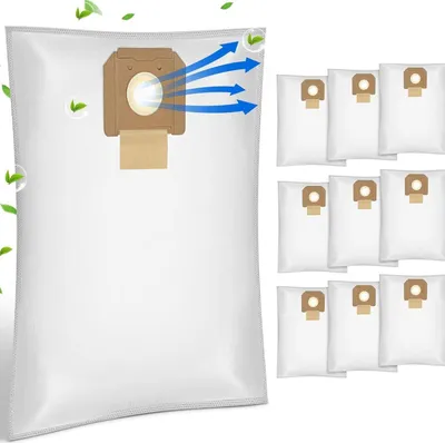 Immagine prodotto di INF Sacchetti Aspirapolvere 10 Pezzi Compatibili con Bosch GAS35 2607432037