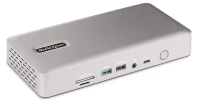 Image de StarTech.com Station d'Accueil Thunderbolt 4 pour Écrans Multiples, Docking Station/Dock pour Quadruples/Triples/Doubles Écrans - 2x HDMI/2x DisplayPort, Hub 7x USB, Ethernet 2.5Gb, Power Delivery 98W