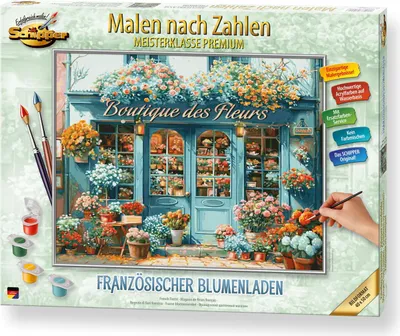 Produktbild von Schipper Malen nach Zahlen Master Class Premium 40x50cm Französischer Blumenladen 609130924
