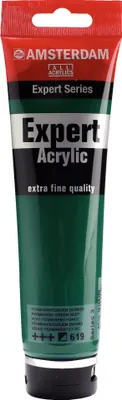 Produktbild von Amsterdam Expert Series Acrylfarbe Tube 150 ml Permanentgrün Dunkel 619