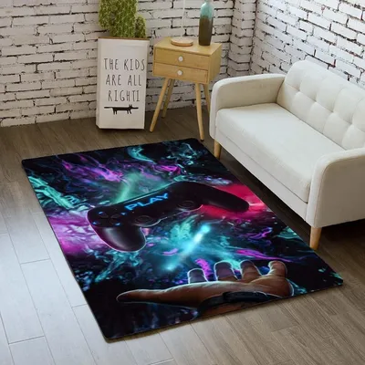 Zdjęcie produktu dla Antypoślizgowa mata do gier, 50 x 80 cm, wykonana z materiału przypominającego wełnę, można prać