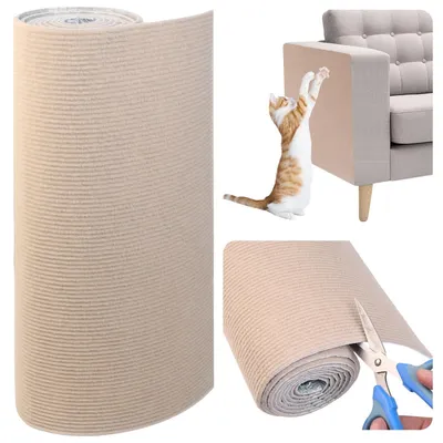 Image de Elzusha - Tapis adhésif anti-griffes pour chats - Protection de meubles, 40 x 200 cm