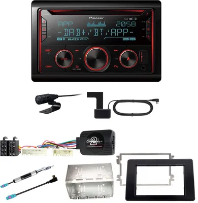 Produktbild von Pioneer FH-S820DAB USB DAB+ Digitalradio Einbauset für Opel Movano ab 2019