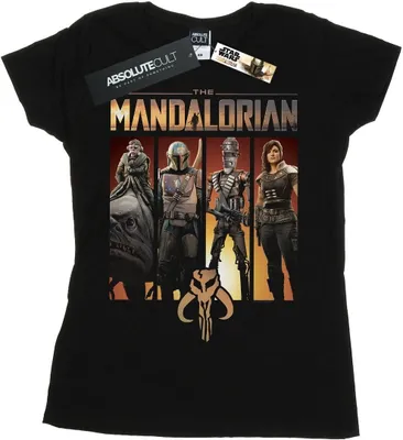 Produktbild von Star Wars - "The Mandalorian" T-Shirt für Damen BI42910 (L) (Schwarz)