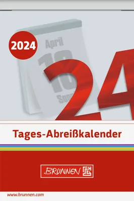 Produktbild von 2024 BRUNNEN Tagesabreißkalender 6,5x10cm Nr.4