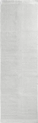 Produktbild von MY-RUG Teppich WoolHeaven, Handgewebter Wollteppich 300 x 80 cm, weiß, Läufer aus Schurwolle, Wendbar, Naturprodukt