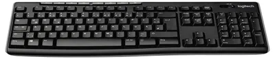 Produktbild von Logitech K270, Volle Größe (100%), Kabellos, RF Wireless, QWERTZ, Schwarz