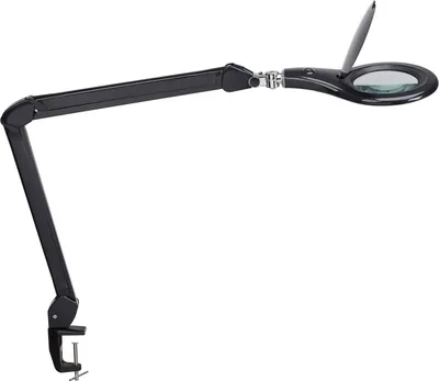 Produktbild von MAUL Lupenleuchte MAULmakro LED 6.500 K Klemmfuß schwarz