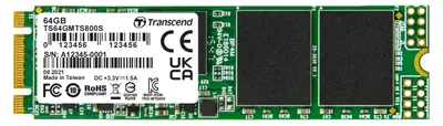 Produktbild von Transcend MTS800, 64 GB, M.2, 520 MB/s, 6 Gbit/s