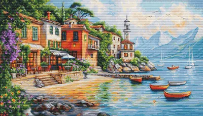Obrázek produktu pro Luca-S "Varenna" - sada pro vyšívání křížem, 50x29cm, DIY