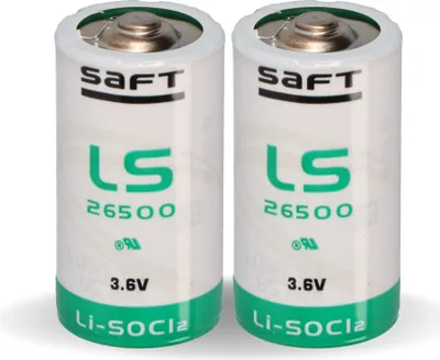 Obrázok produktu pre 2x lítiová batéria SAFT Baby C LS 26500 PLUS 3,6 V 8,5 Ah tionylchlorid lítia