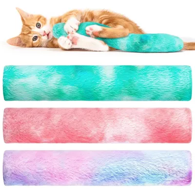 Produktbild von TRANKIELO® – Interaktives Katzenspielzeug mit Katzenminze – 3er-Pack Kauspielzeuge – Reinigt die Zähne und ist langlebig