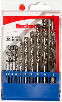 Produktbild von Metallbohrer-Satz HSS-G, 1-10mm (10-teilig)