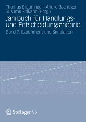 Obrázok produktu pre Jahrbuch für Handlungs- und Entscheidungstheorie