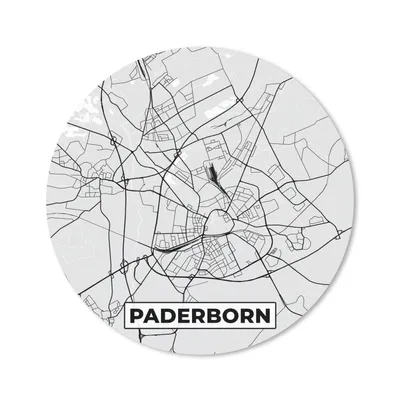 Produktbild von MuchoWow® Mauspad Mousepad Karte - Stadtplan - Deutschland - Paderborn 40x40 cm - Mousepads - Maus Mat - Pad - Mausunterlage - Schreibtisch Accessoires
