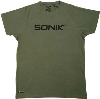 Produktbild von Sonik Raglan Tee Green - T-Shirt, Angelshirt, Größe:L