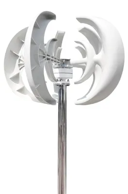 Immagine prodotto di Turbina eolica - Turbina eolica - Generatore eolico - Energia eolica - Verticale - 3000W - 12V - con controller di ricarica