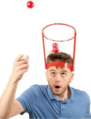 Produktbild von Famanu Kopfbandspiel mit Körben für stundenlangen Spaß - Partyspiel