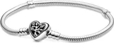 Produktbild von PandoraPeople Armband 598827C01 Family Tree Heart And Snake Silber 925 Klare Zirkonia Schwarz Emaille 20