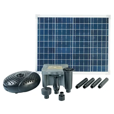 Produktbild von Ubbink SolarMax 2500 Set mit Solarmodul, Pumpe und Batterie