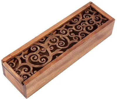 Produktbild von Holzstifte Schreibtischorganizer - Vintage Büro Organizer - Handgefertigt und Einzigartig - Für Büro - Stilvoll und Zeitlos
