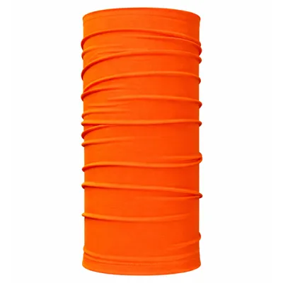 Image de Écharpe multifonction orange (loop) | Sport et plein air | Femmes et hommes | Respirante, lavable, élastique | Bords cousus