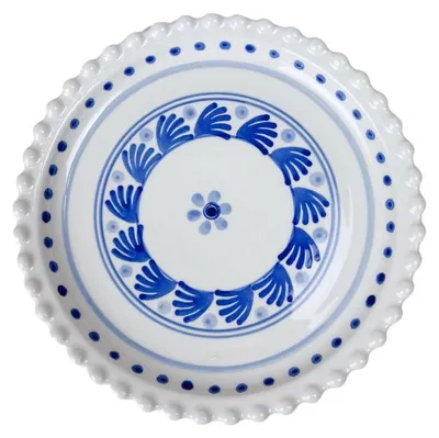 Heinen Delfts Blauw – Frühstücksteller Noppen Majolica 22 cm – Bild 1