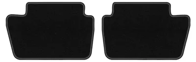 Immagine prodotto di Tappetini posteriori in moquette per Citroen C4 I 2004-2010 (coupé/hatchback) – 2 pezzi, neri, su misura – Wielganizator LUX