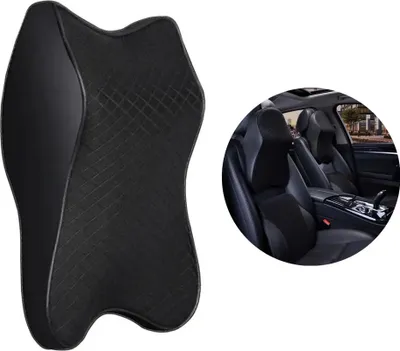 Produktbild von Ergonomický vankúš z pamäťovej peny do auta a kancelárie Ergonomický univerzálny vankúš na operadlo auta s pamäťovou penou - CARCOMFO čierna