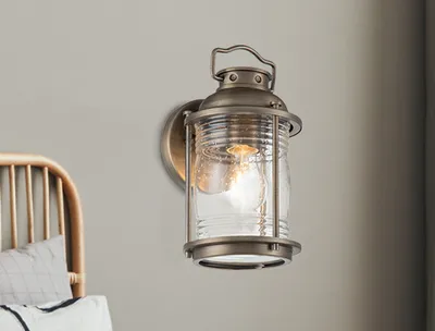 Produktbild von Außenwandleuchte Balkon Beleuchtung, kleine Wandlampe Treppenhaus Schiffslampe