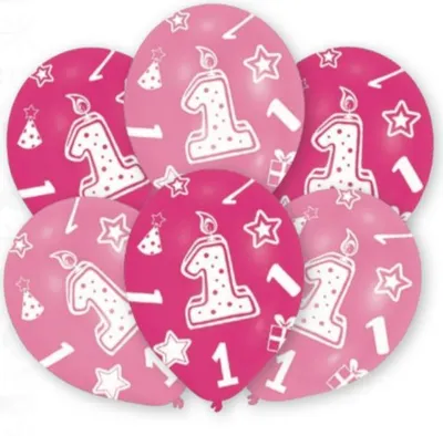 Produktbild von Amscan INT995654, Spielzeugballon, Latex, Pink, 10 Stück(e)