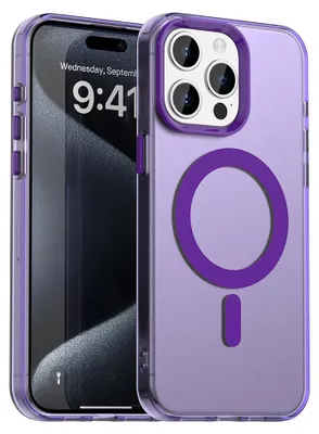 Produktbild von Techsuit - CandyCase MagSafe Schutzhülle für iPhone 15 Pro Max - violett