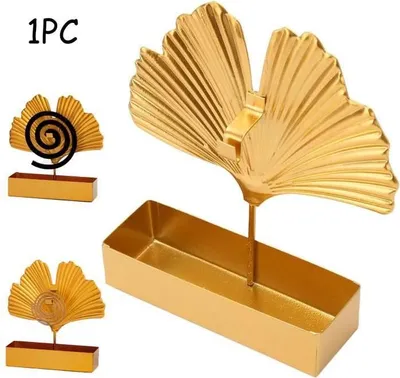 Produktbild von Mückenspiralenhalter, Mückenspiralenbox, Mückenräuchergefäß, Anti-Mücken-Spiralhalter (Ginkgo biloba)