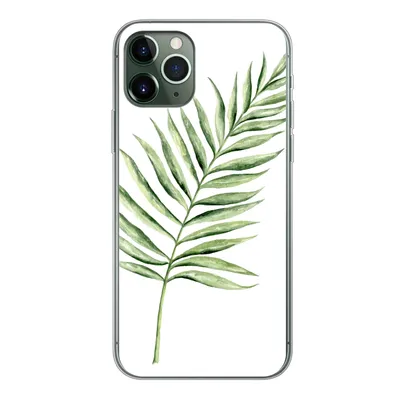 Produktbild von MuchoWow® Handyhülle Schutzhülle Hülle für iPhone 11 Pro Pflanze - Aquarell Silikon Softcase Handy Hülle - Handy