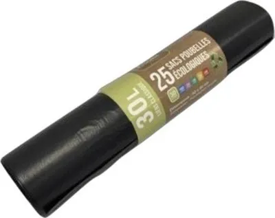 Image de Sacs-poubelle 30 l noir