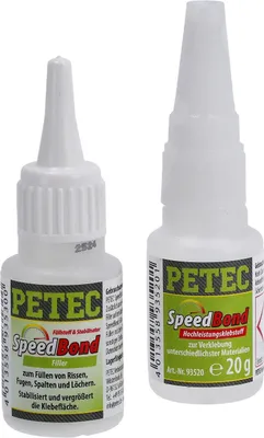 Produktbild von PAULIMOT PETEC SpeedBond-Set, 20 g Hochleistungsklebstoff + Filler