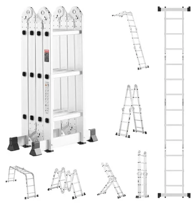 Zdjęcie produktu dla Vevor Drabina Wielofunkcyjna 7 W 1 Mocna Lekka 3 7M Nośność 150Kg