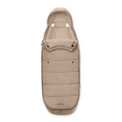 Produktbild von Cybex Gold Fußsack Beige/Beige, warm bis -10°C, Teddyfleece, wasserabweisend, 4-Wege-Reißverschluss, Kinderwagen 6M–3J