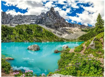 Produktbild von Castorland Puzzle Landschaft Lake Sorapis Dolomiten Italien 2000 Teile